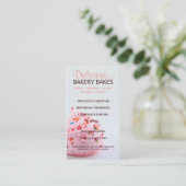 名刺ベーカリーブルーピンク 名刺 (スタンド正面)