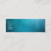 名刺ホタル白い花皮スキニー スキニー名刺 (裏面)