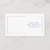 名刺ホログラフィック 名刺 (裏面)