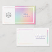 名刺ホログラフィック 名刺 (正面/裏面)