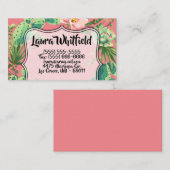 名刺ボヘミアンサボテン多肉食デザートC 名刺 (正面/裏面)