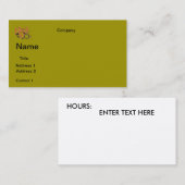 名刺ボーリングデザイン 名刺 (正面/裏面)