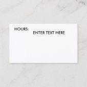 名刺ボーリングデザイン 名刺 (裏面)