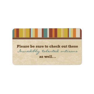 名刺ポーチシール(イベント用) ラベル