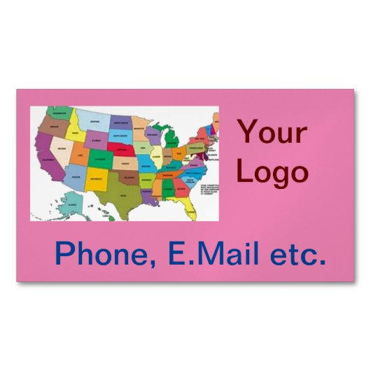 名刺マグネット (正面)