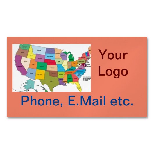 名刺マグネット (正面)