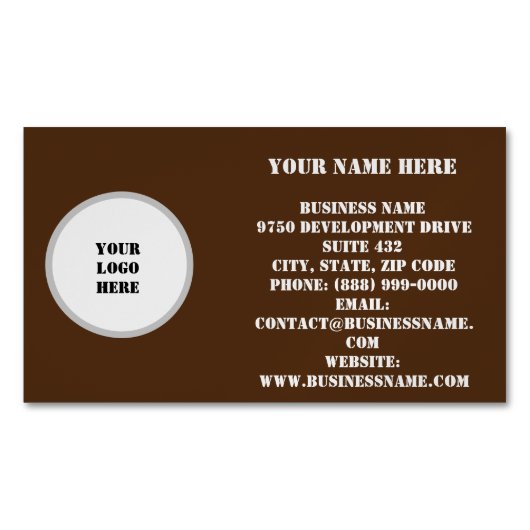 名刺マグネット (正面)