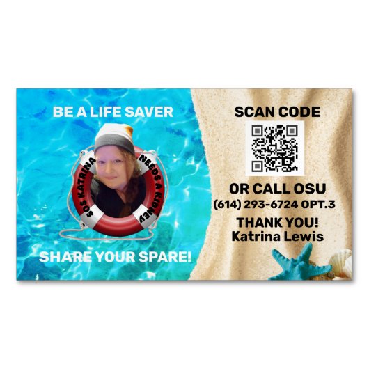 名刺マグネット (正面)