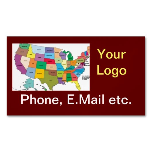 名刺マグネット (正面)