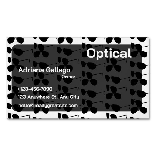 名刺マグネット (正面)