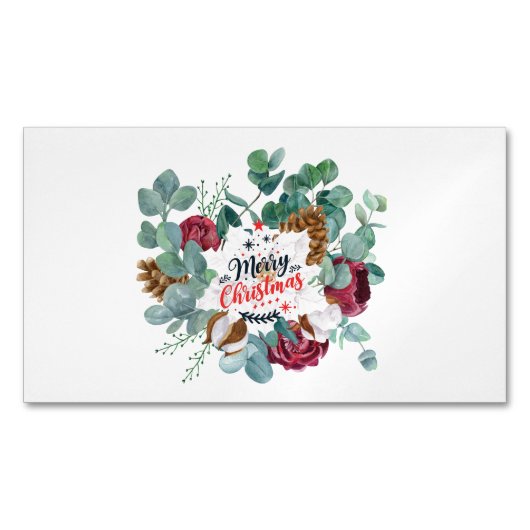 名刺マグネット、名刺を取り扱う場合 マグネット名刺 (正面)