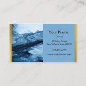 名刺マーブルブルー 名刺 (裏面)