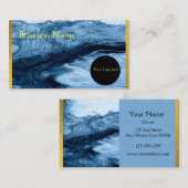 名刺マーブルブルー 名刺 (正面/裏面)