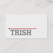 名刺ミニマリストカスタムテンプレートモダン 名刺 (裏面)