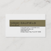 名刺ミニマリストカスタムテンプレート平野 名刺 (裏面)