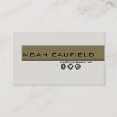 名刺ミニマリストカスタムテンプレート平野 名刺 (正面)