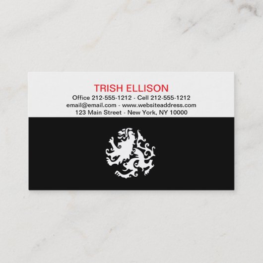 名刺ミニマリストカスタムテンプレート平野 名刺 (裏面)