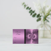 名刺メイブとブラックフローラ抽象芸術 名刺 (スタンド正面)