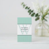 名刺モダンイニシャルモノグラム 名刺 (スタンド正面)