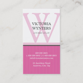 名刺モダンイニシャルモノグラム 名刺