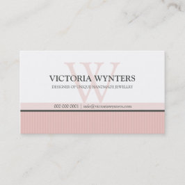 名刺モノグラ頭が切れるムモダンピ淡い色のンク 名刺