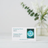 名刺ユダヤ人のダビデの星 名刺 (スタンド正面)