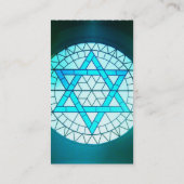 名刺ユダヤ人のダビデの星 名刺 (裏面)