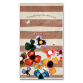 名刺ユニーク マグネット名刺 (正面縦)