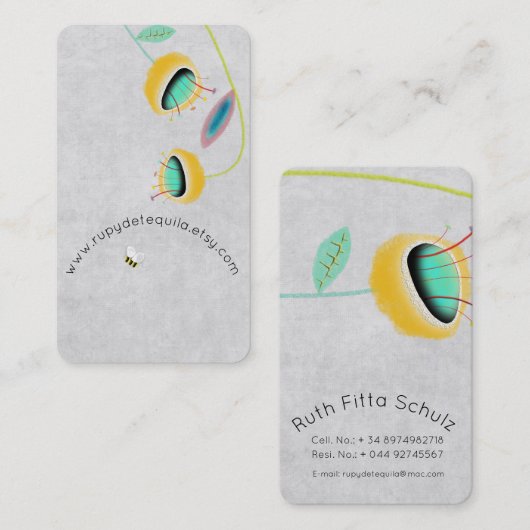 名刺ユニーク 名刺 (正面/裏面)