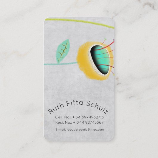 名刺ユニーク 名刺 (裏面)