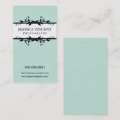 名刺ラックスエレガントリーフ 名刺 (正面/裏面)