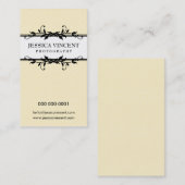 名刺ラックスエレガントリーフ 名刺 (正面/裏面)