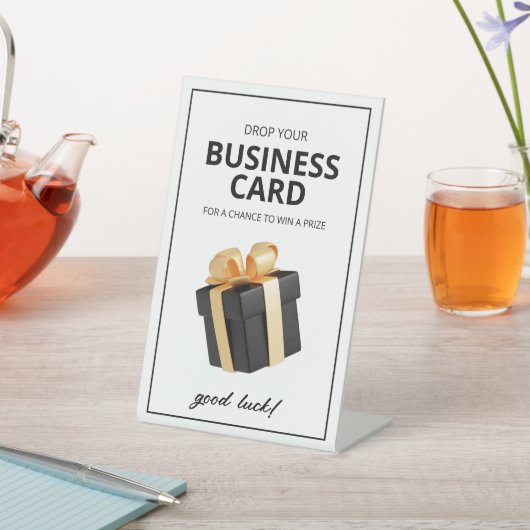 名刺ラッフルボウルの看板 台座サイン (インサイチュ)