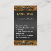 名刺ラベル(_That Private) 名刺 (裏面)