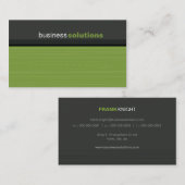 名刺リニはっきりしたアモダングレイ 名刺 (正面/裏面)