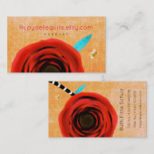 名刺レッドローズ 名刺 (正面/裏面)