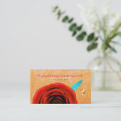 名刺レッドローズ 名刺 (スタンド正面)