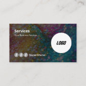 名刺ロゴスキャン可能なQRコード 名刺 (裏面)