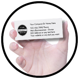 名刺ロゴテンプレート スキニー名刺