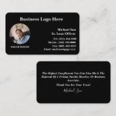 名刺ローン担当役員/不動産仲介業者 名刺 (正面/裏面)