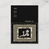 名刺ヴィンテージアールデコカフェ業 名刺 (裏面)