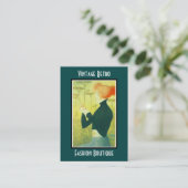 名刺ヴィンテージレトロファッションブティックショップ 名刺 (スタンド正面)