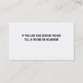 名刺再審査 名刺 (裏面)