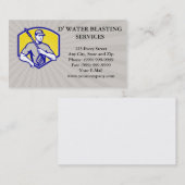 名刺力洗浄圧力水発破工 名刺 (正面/裏面)