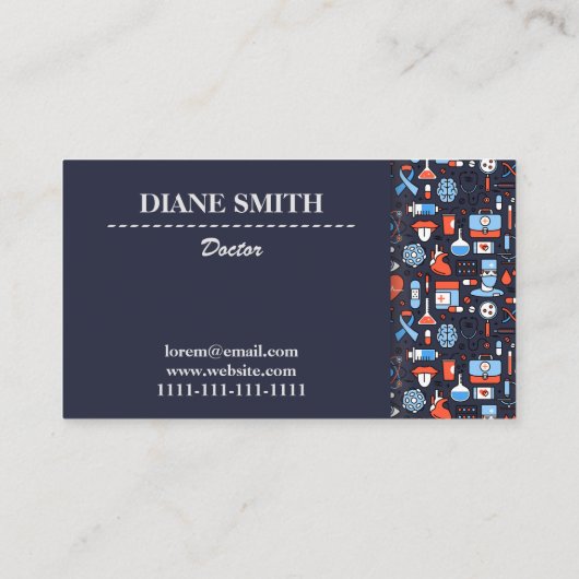 名刺医師 名刺 (裏面)