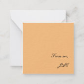 名刺好き ノートカード (裏面)