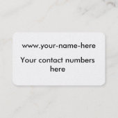 名刺建築デザイン 名刺 (裏面)