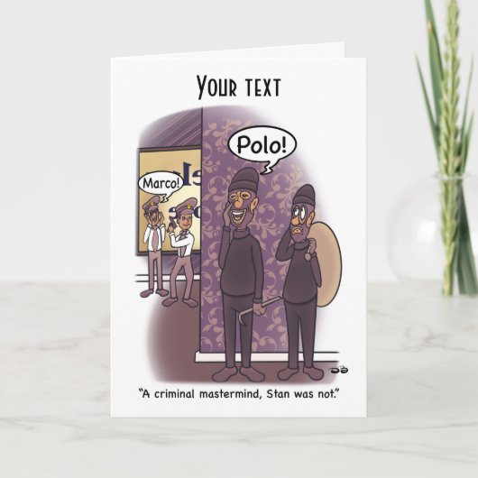 名刺折り畳みグリーティングカード カード (正面)