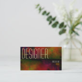 名刺抽象芸術両面カスタマイズ可能 名刺 (スタンド正面)