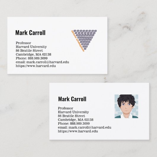 名刺教授 名刺 (正面/裏面)